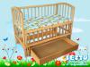 кроватка детская letto малютка с маятником плюс ящик