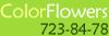 Служба доставки цветов ColorFlowers.ru 723-84-78