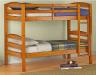 Двухъярусные кровати из натурального дерева