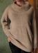 Свитер бежевый с большим горлом